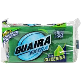 JABON VERDE C/GLICERINA GUAIRA X 150G.