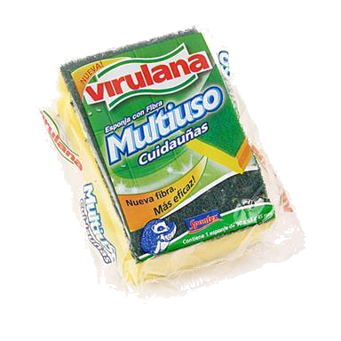 VIRULANA ESPONJA FIBRA MULTIUSO CUIDAUÑAS