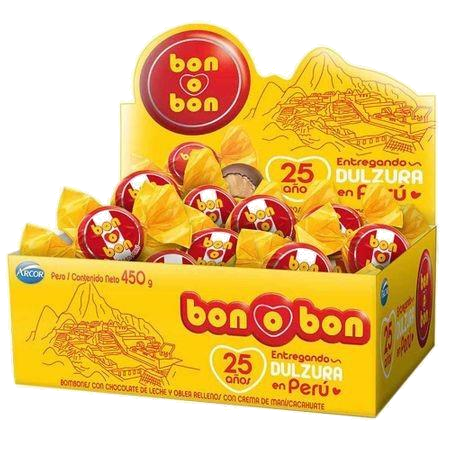 BOMBON ARCOR BON O BON LECHE X 450 GR.