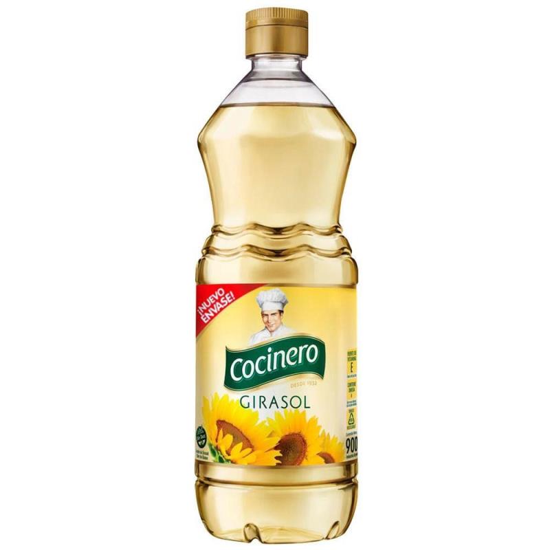 ACEITE COCINERO GIRASOL X 900 CC.