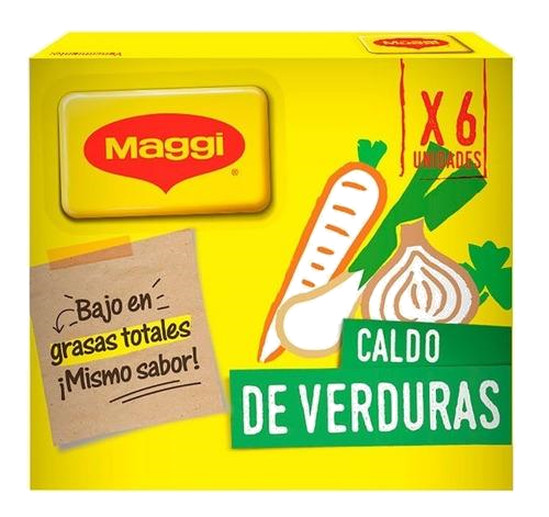 MAGGI CALDO DE VERDURAS X 6U