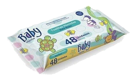 ALGABO BABY WIPES TOALLITAS HUMEDAS X 48U