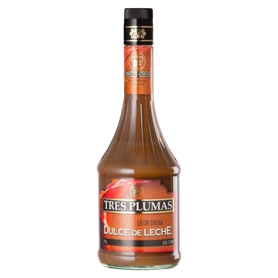 LICOR TRES PLUMAS DULCE DE LECHE X 700ML