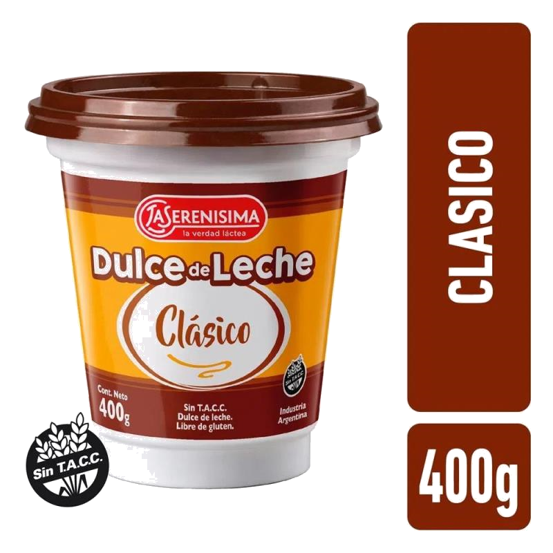 SERENISIMA DULCE LECHE CLASICO X400GRS