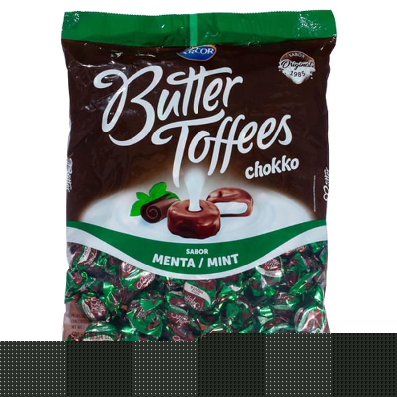 ARCOR BUTTER TOFFES CARAMELO CHOKKO MINT X 822G 