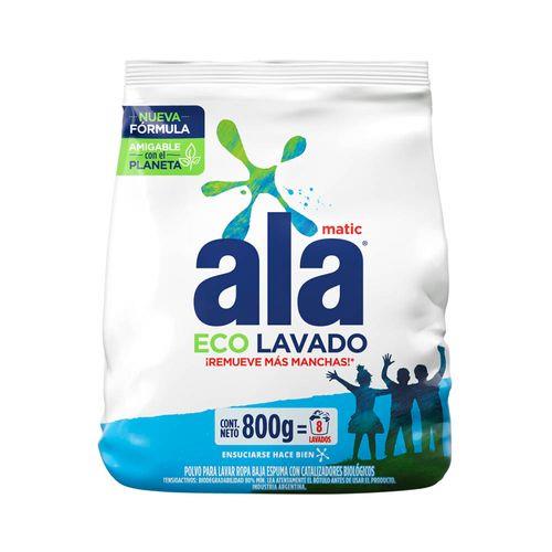 ALA MATIC ECOLAVADO 800G