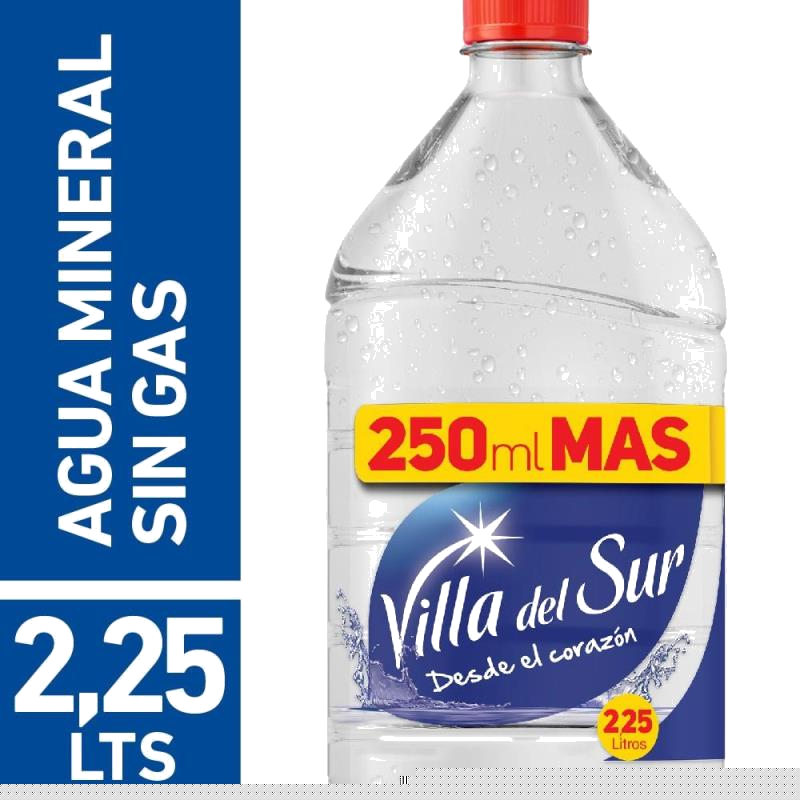 AGUA MINERAL VILLA DEL SUR X 2.25 LT.