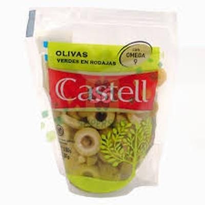 CASTELL ACEITUNAS RODAJAS 180G