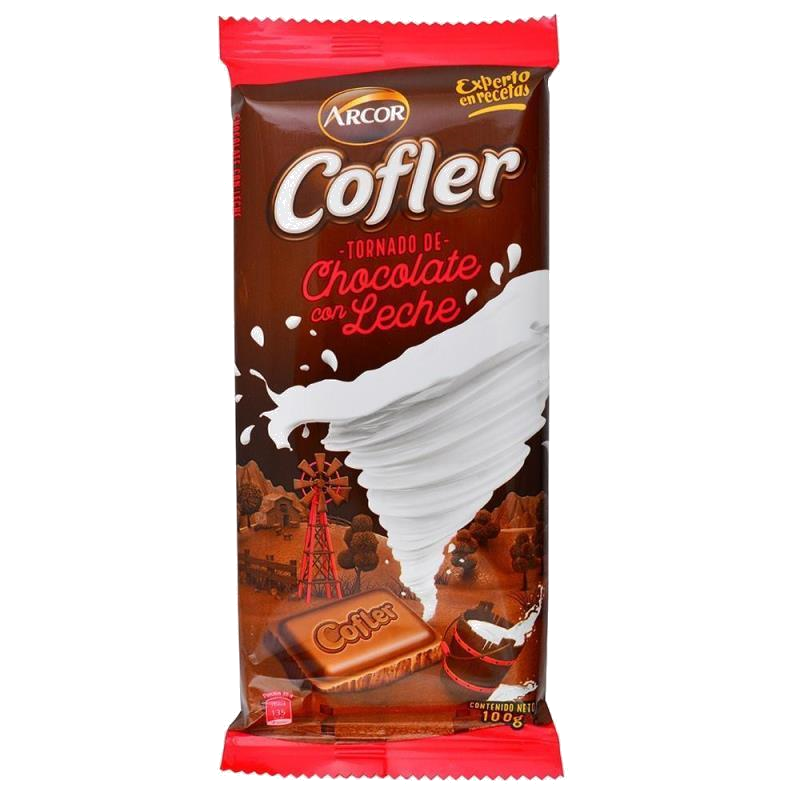 COFLER TORNADO CHOCOLATE CON LECHE X 100G