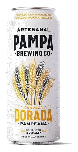 CERVEZA LATA PAMPA DORADA 473ML