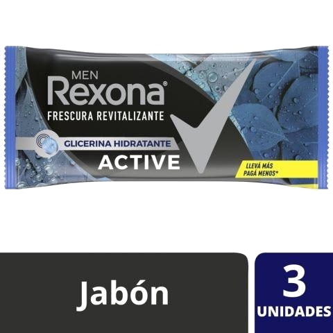 TOCADOR REXONA MEN ACTIVE 3X125 
