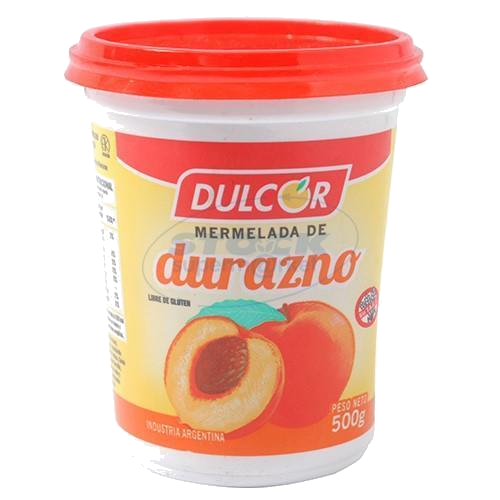 MERMELADA DURAZNO DULCOR 12X500G
