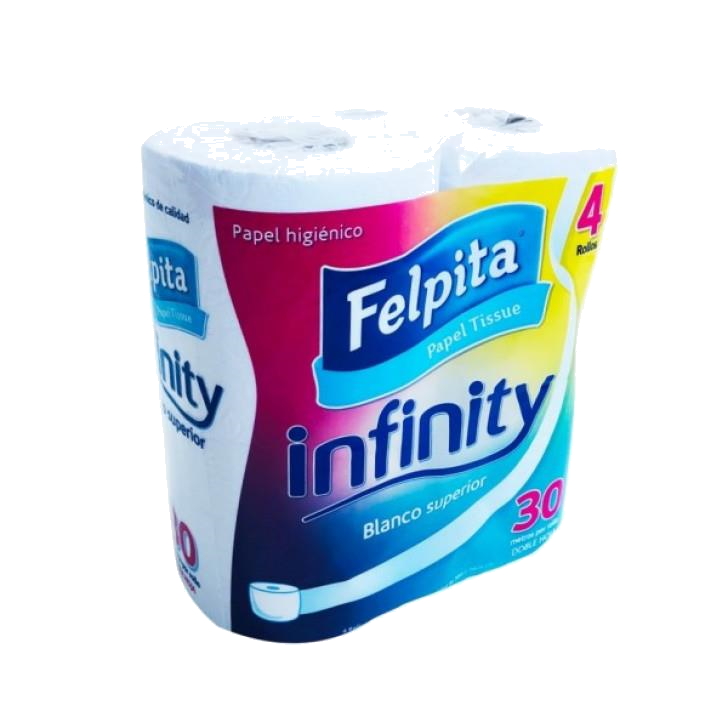 PAPEL HIG. FELPITA 30 MTS X 4 D/HOJAS