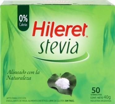 HILERET STEVIA ENDULZANTE NATURAL 50 S.