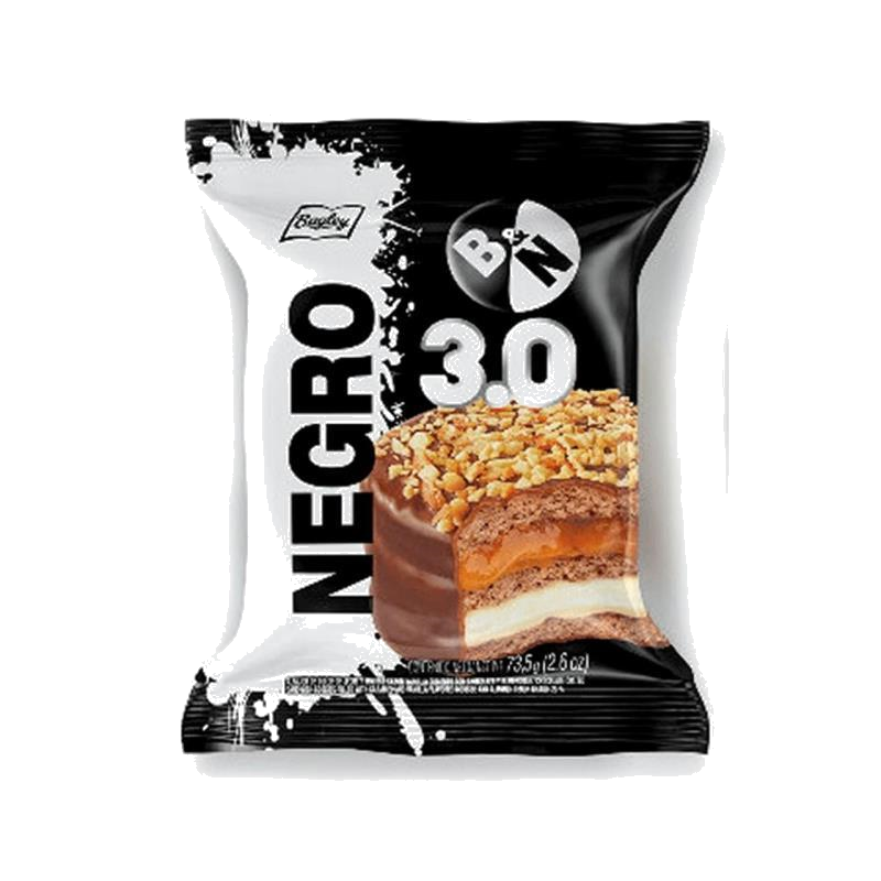 ARCOR BAGLEY  B&N 3.0 ALFAJOR NEGRO X 73.5G