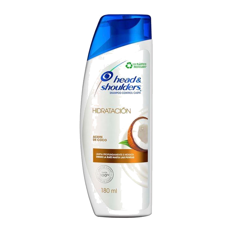 H&S SHAMPOO HIDRATACION CONTROL CASPA 180ML