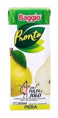JUGO BAGGIO PRONTO PERA X 200ML
