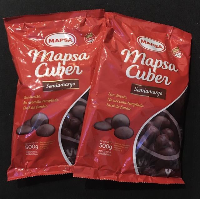 CHOC. MAPSA CUBER SEMIAMARGO X 500G