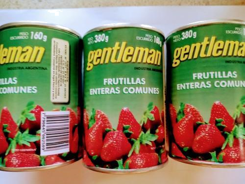 FRUTILLAS ENTERAS COMUNES GENTLEMAN X380