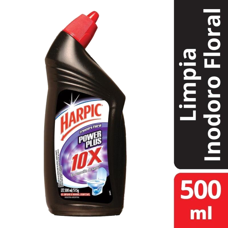 HARPIC POWER PLUS 10X REMOVEDOR SARRO FLORAL 500ML
