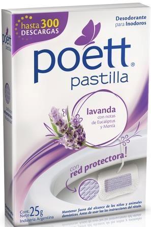 PASTILLA INOD. RED LAVANDA POETT X 25G.