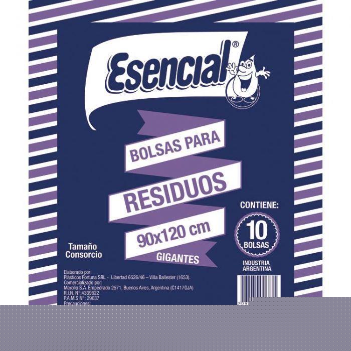 BOLSA DE RESIDUOS  ESENCIAL 90X120.CM