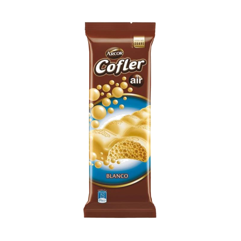 ARCOR COFLER CHOCOLATE AIREARO MIXTO X 100G.