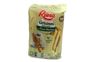 GRISINES RIERA FINAS HIERBAS X 160GR